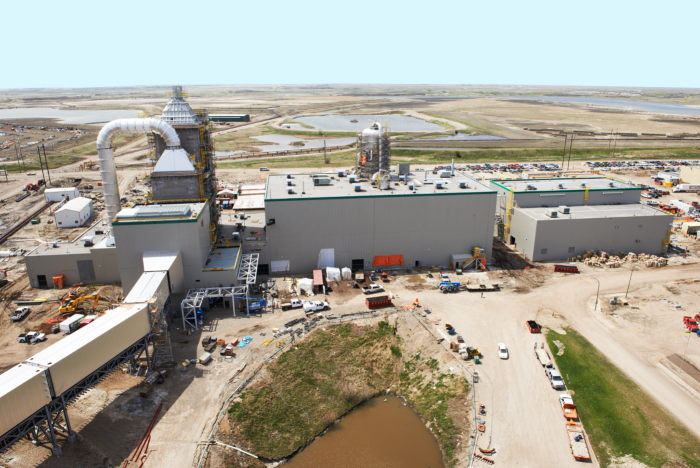 The carbon-capture plant. SaskPower CCS