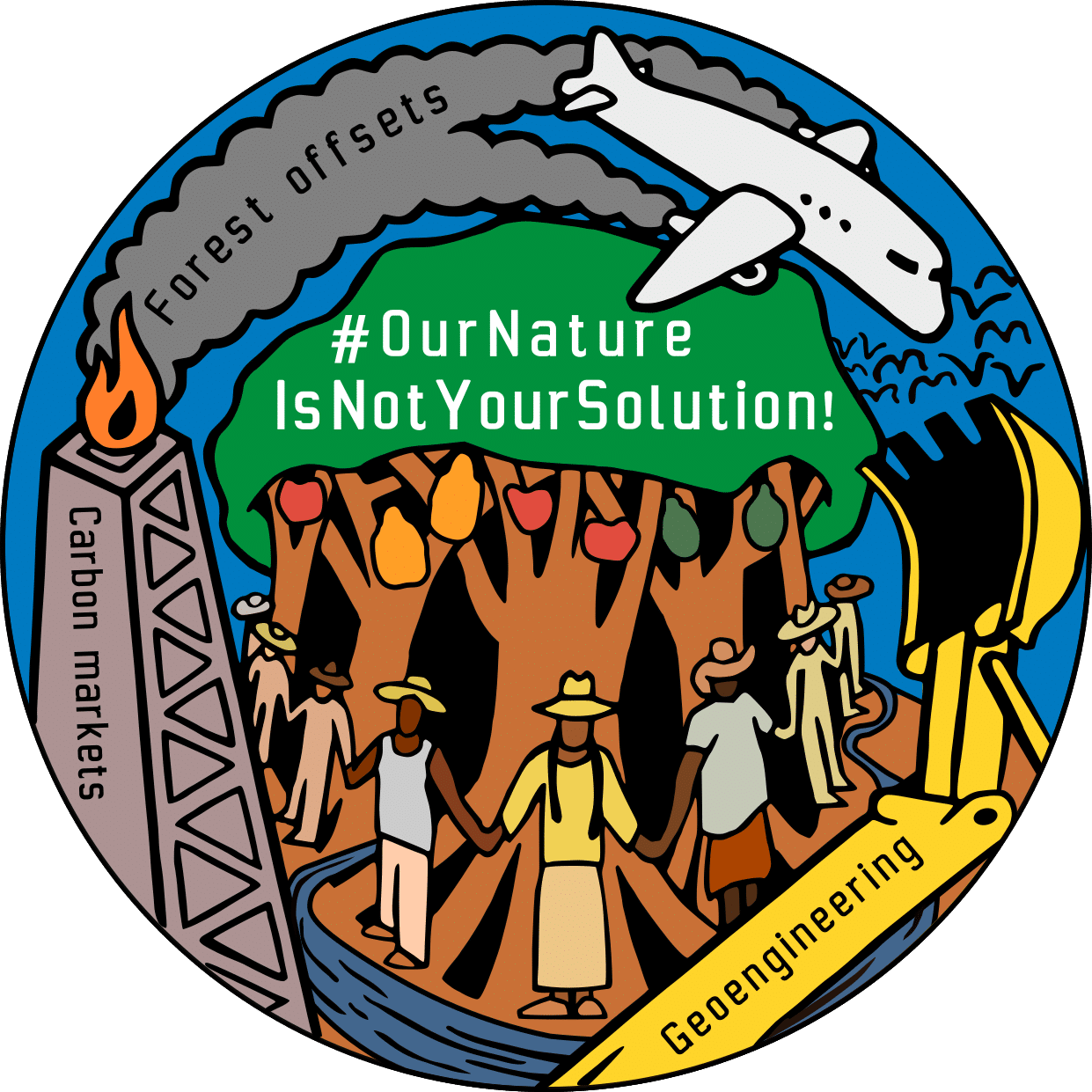 Our Nature is not Your Solution logo